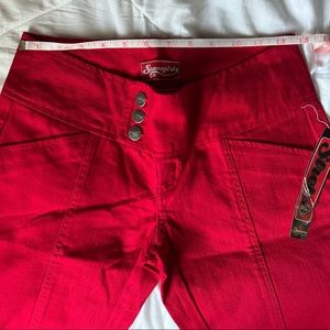 Spacegirlz NWT Red Flare Pants